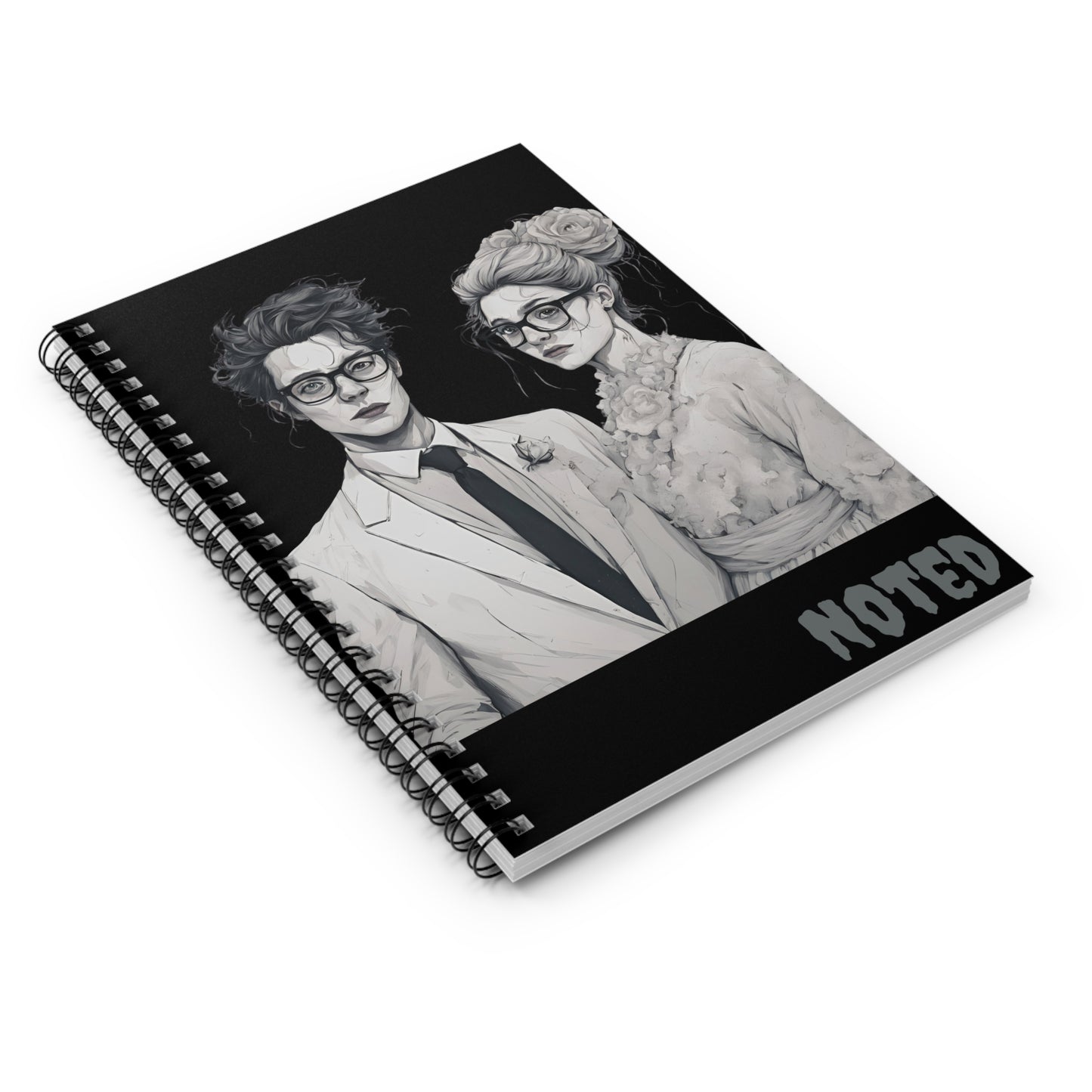 Soulmates in Style Spiral Notebook