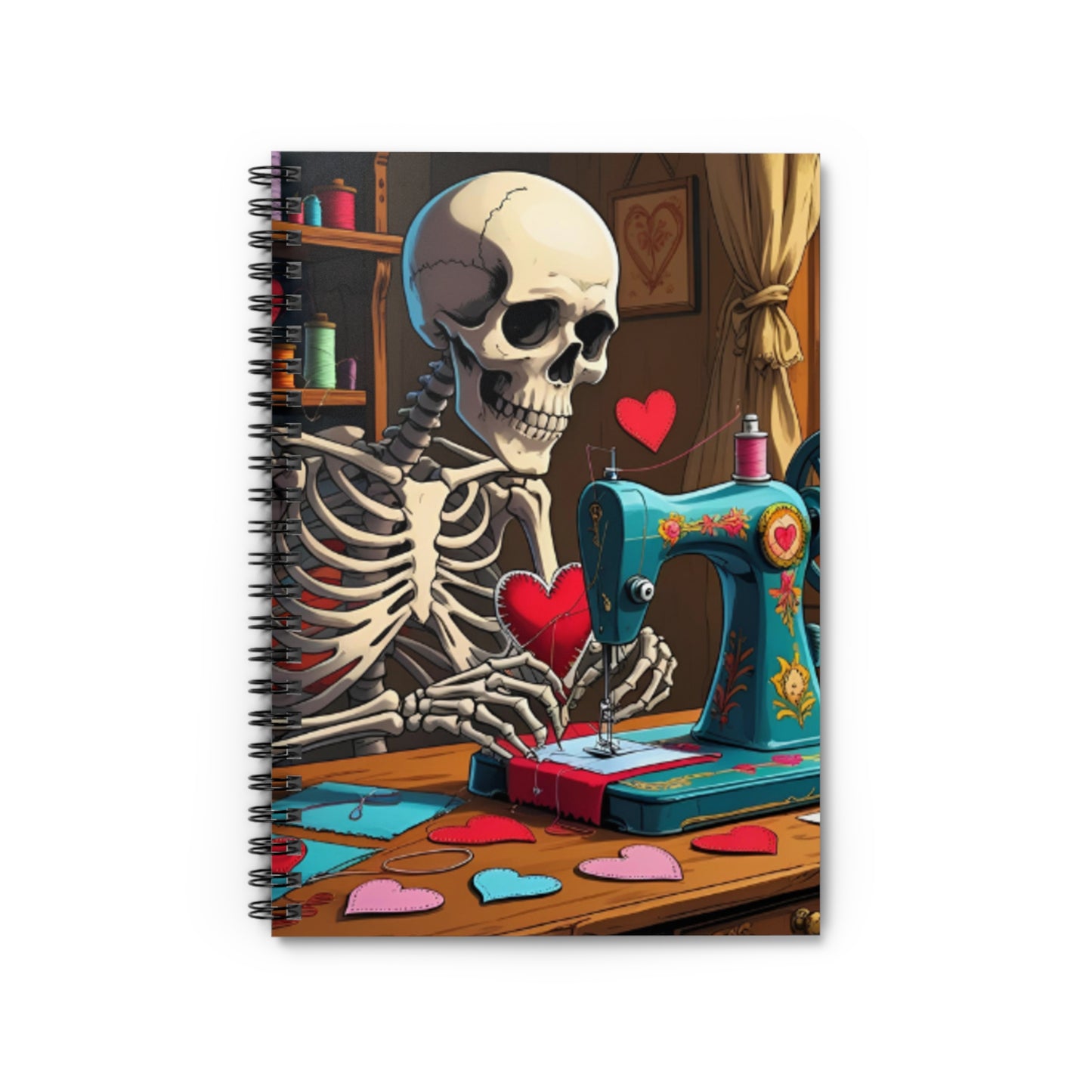 Stitched With Love Spiral Notebook