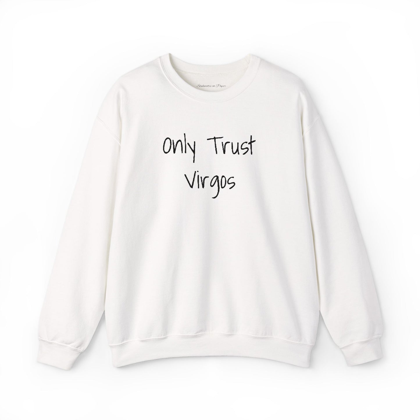 Only Trust Virgos Unisex Heavy Blend Crewneck Sweatshirt