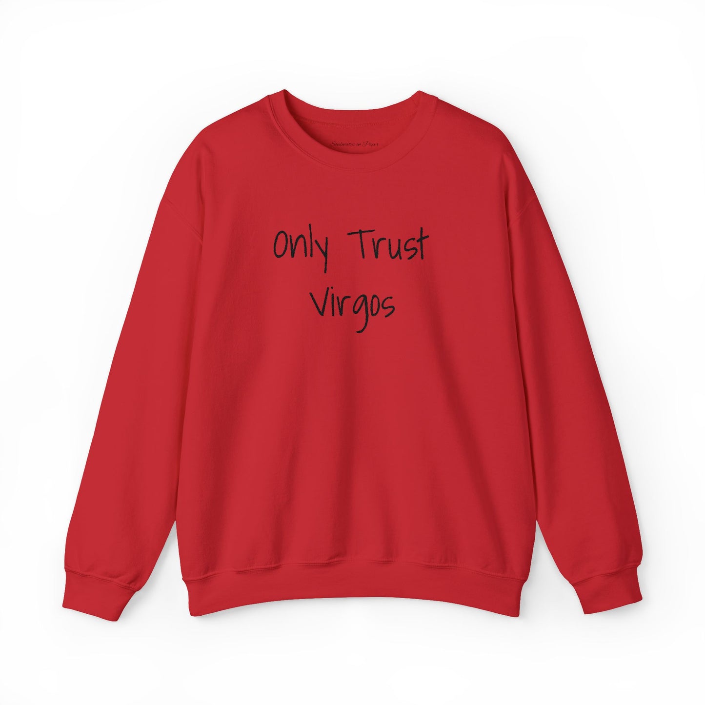 Only Trust Virgos Unisex Heavy Blend Crewneck Sweatshirt