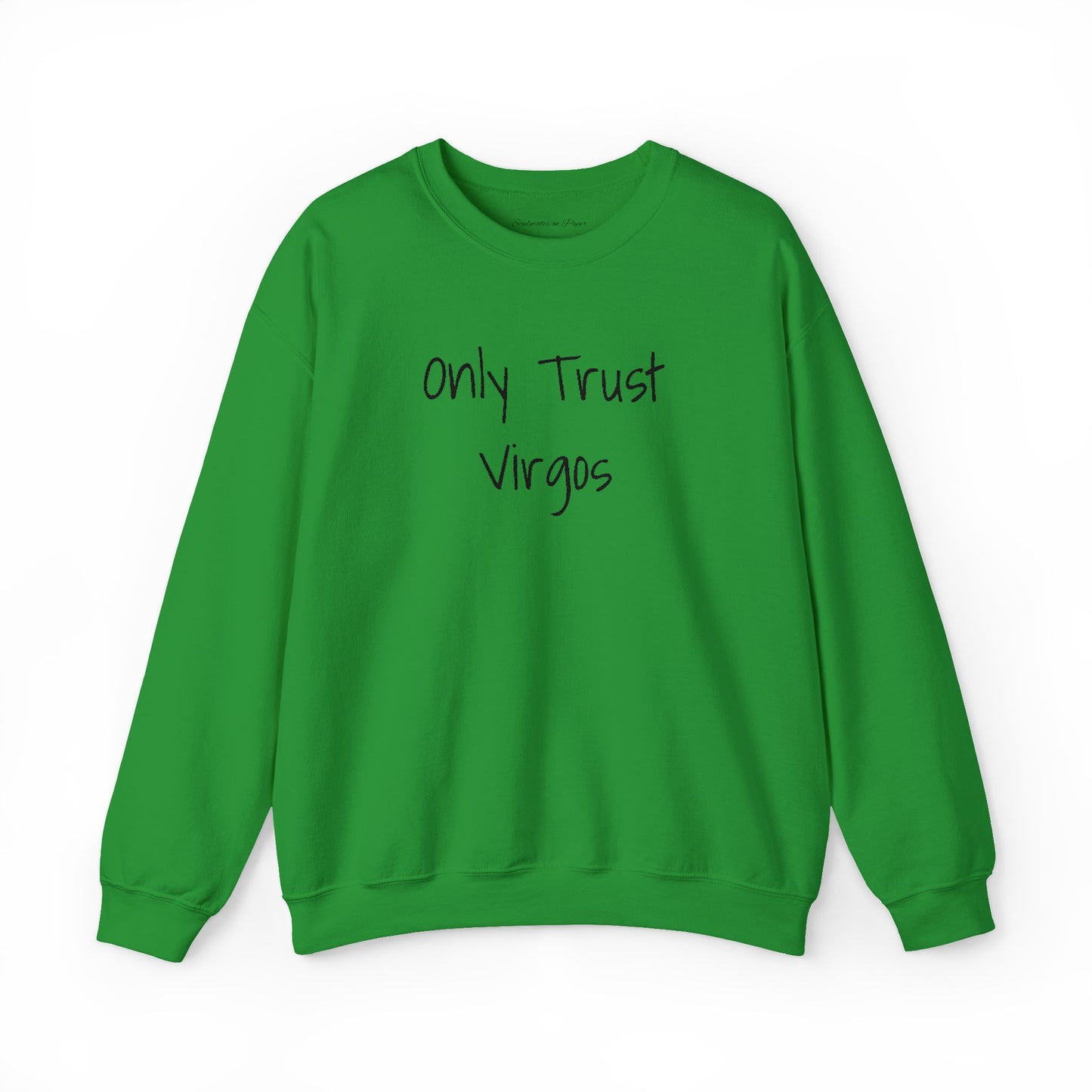Only Trust Virgos Unisex Heavy Blend Crewneck Sweatshirt