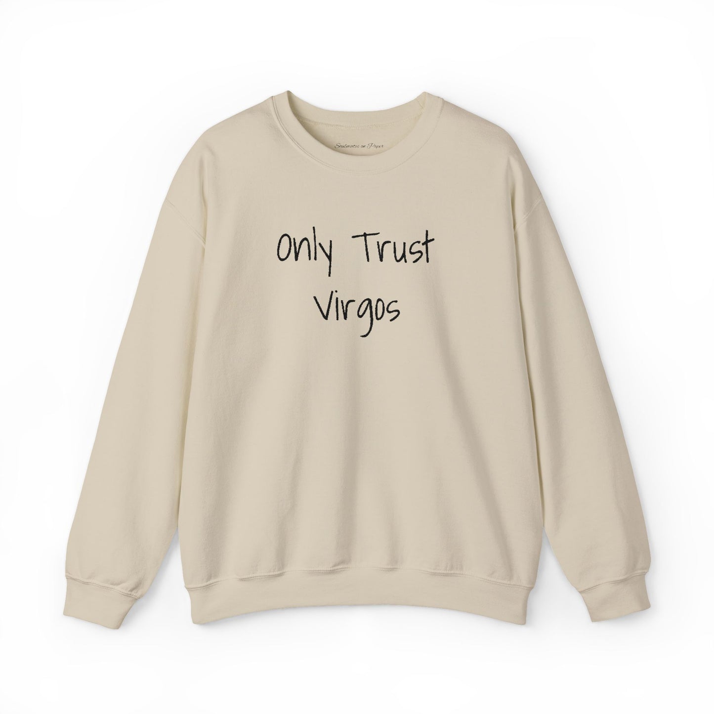 Only Trust Virgos Unisex Heavy Blend Crewneck Sweatshirt