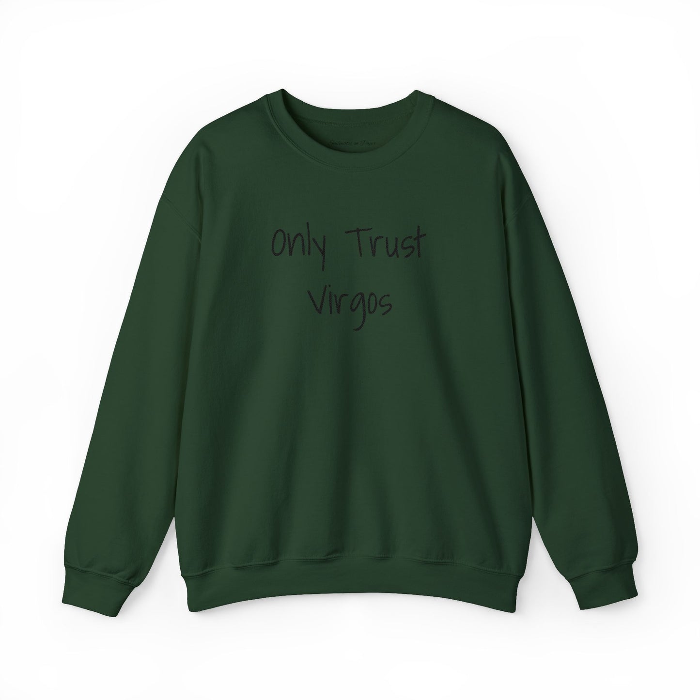 Only Trust Virgos Unisex Heavy Blend Crewneck Sweatshirt