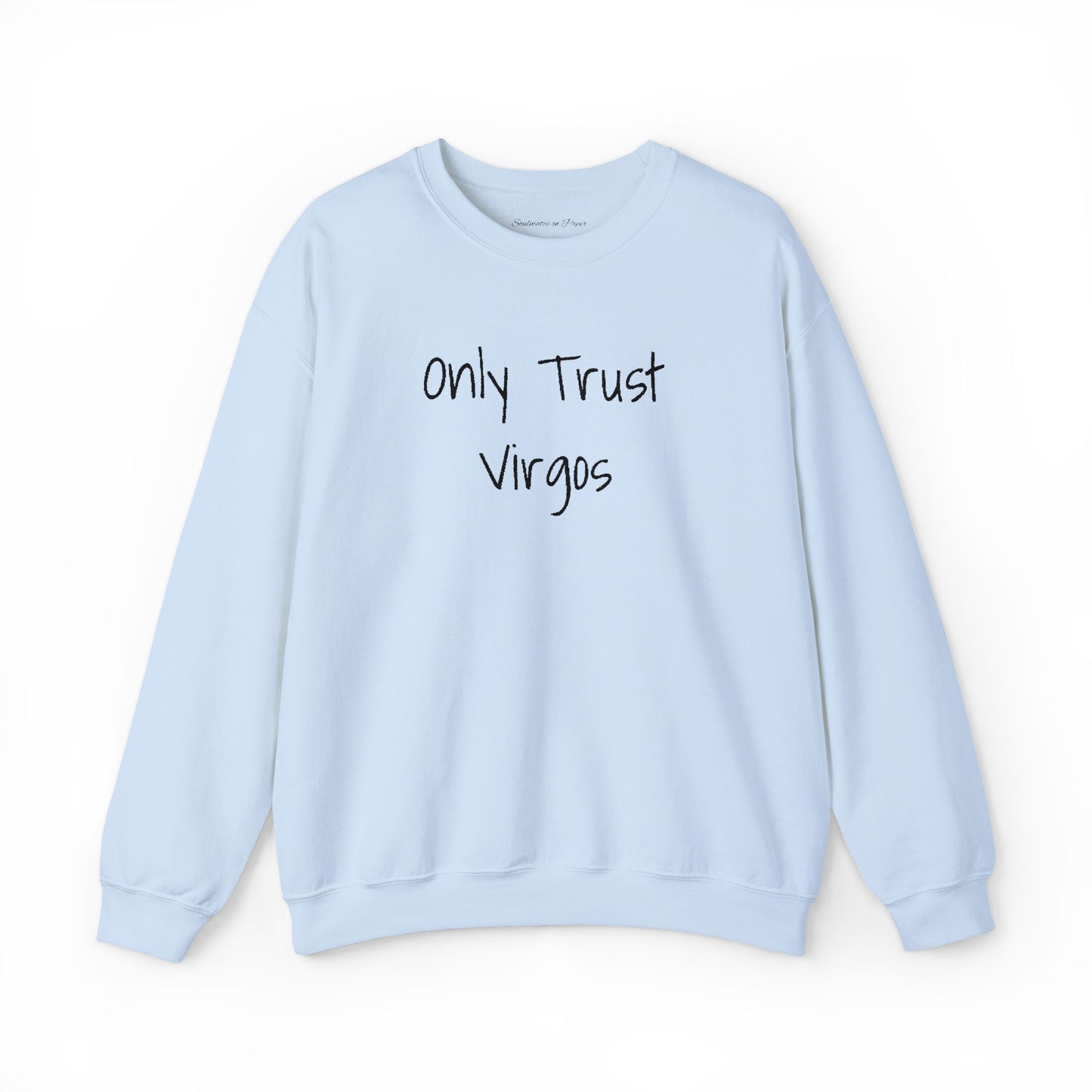 Only Trust Virgos Unisex Heavy Blend Crewneck Sweatshirt