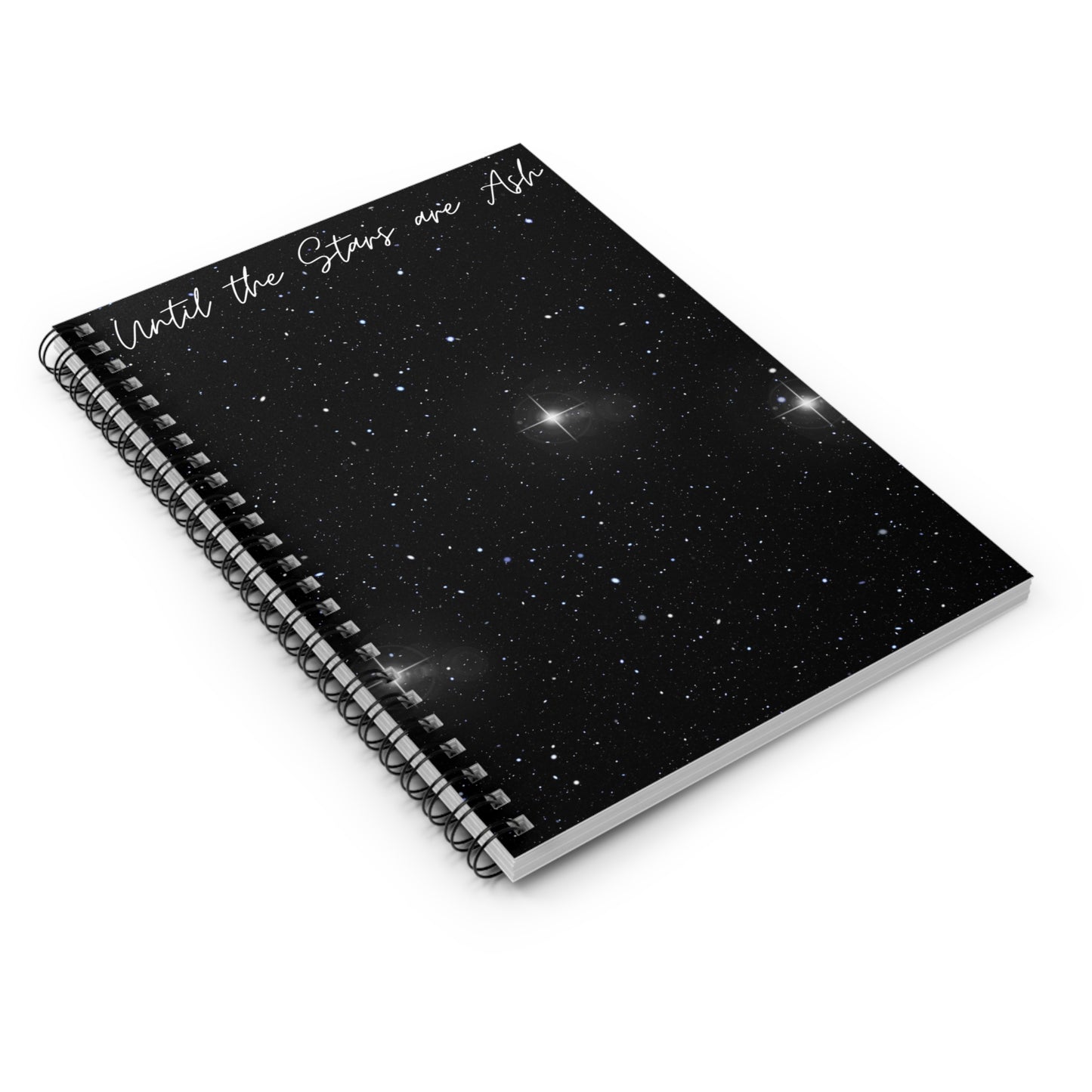 Until the Stars are Ash Spiral Notebook
