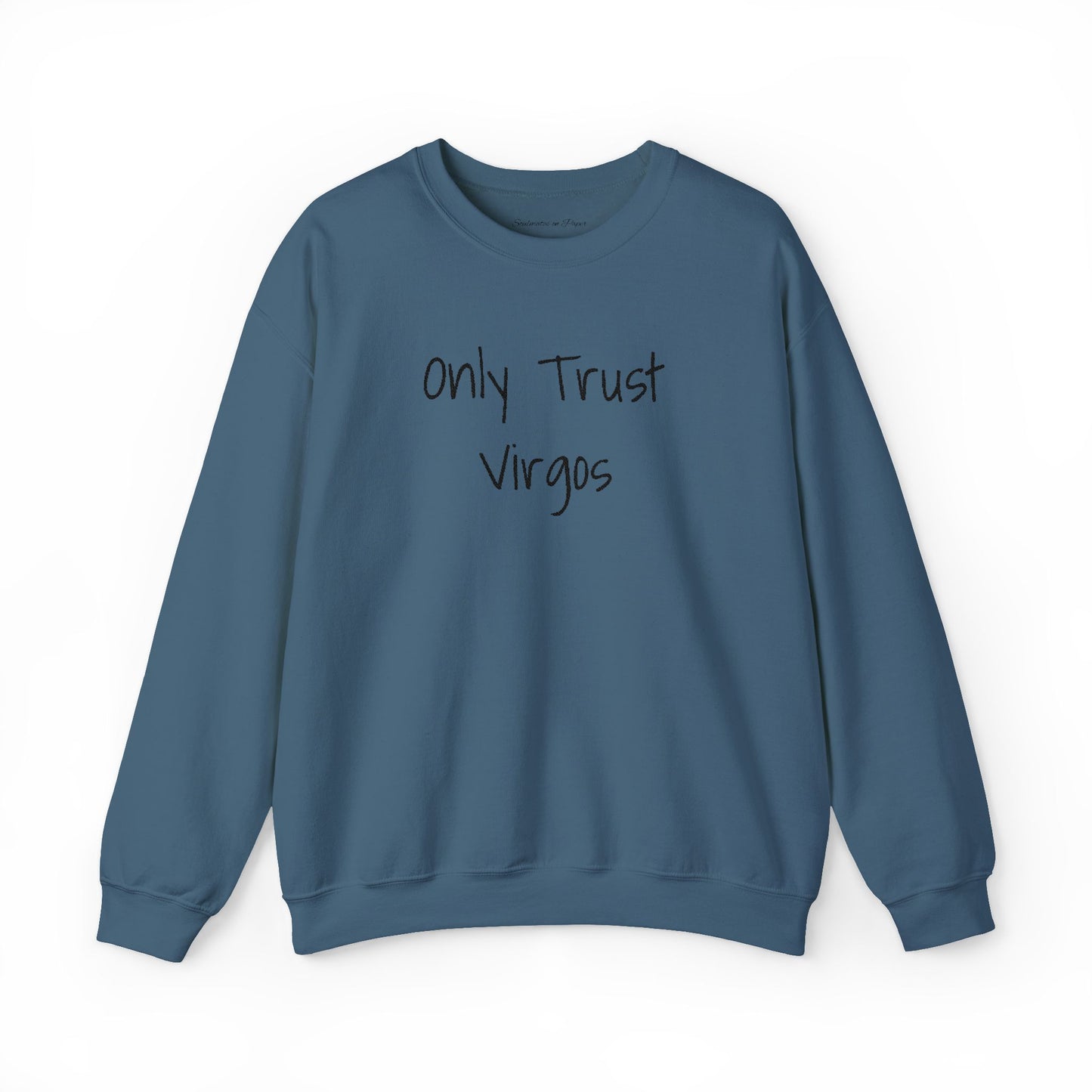 Only Trust Virgos Unisex Heavy Blend Crewneck Sweatshirt