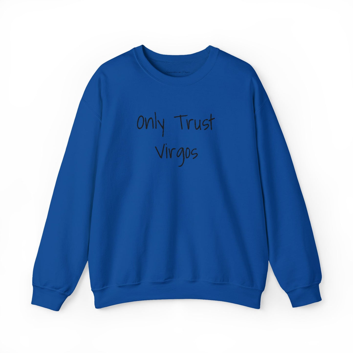 Only Trust Virgos Unisex Heavy Blend Crewneck Sweatshirt