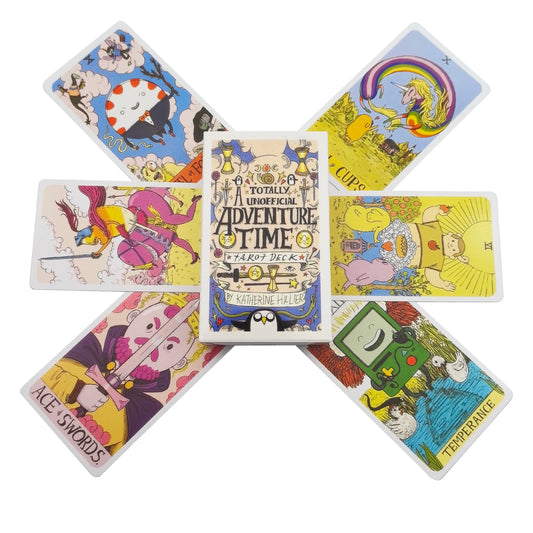 Adventure Time Inspired Tarot Deck – Pocket Size 78 Card Tarot | Beginner Divination Cards, Fortune Telling Deck